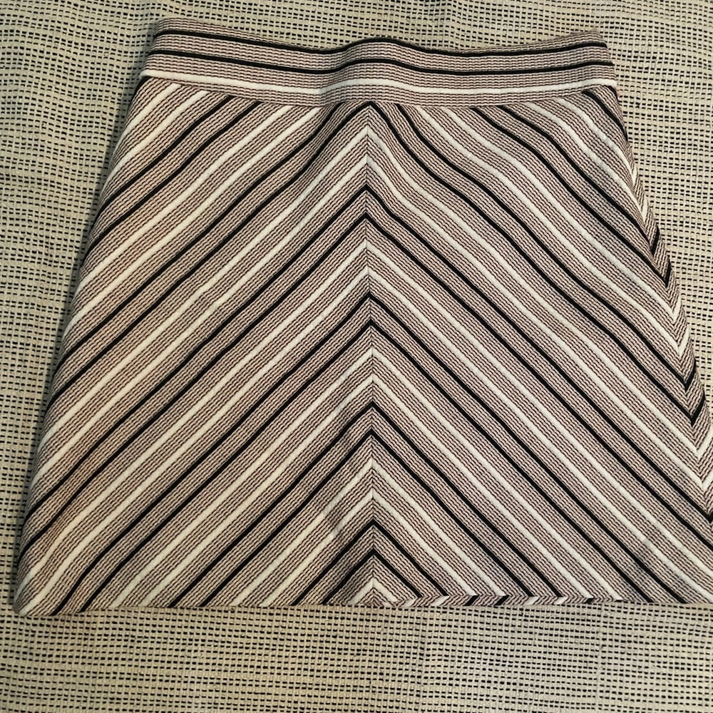 LOFT striped skirt